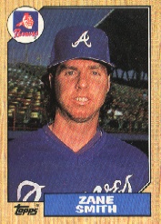 1987 Topps Baseball Cards      544     Zane Smith